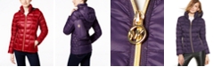 Michael Kors Quilted Packable Down Puffer Coat, Created for Macy's
